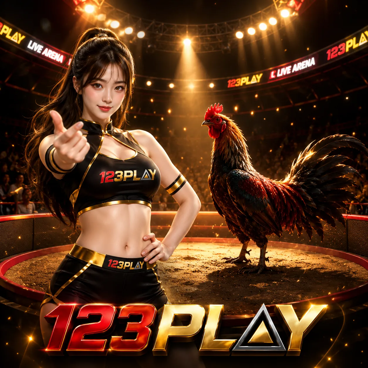 ไก่ชนถ่ายทอดสดจากสนาม 123PLAY